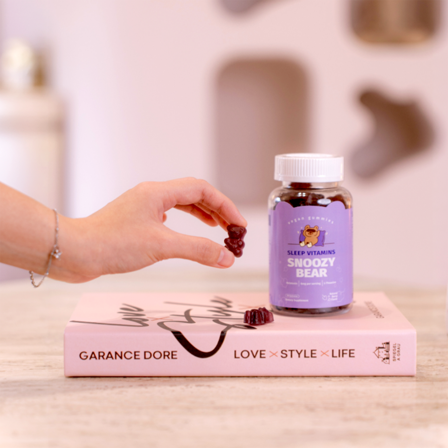 [Bundle Pack of 3] Snoozy Bear Sleep Vitamins (60 tablets x 3 bottles) - Vegan Gummies