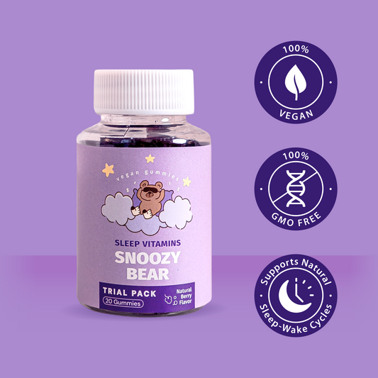 [TRIAL PACK] Snoozy Bear Sleep Vitamins (20 Gummies) - Vegan Gummies